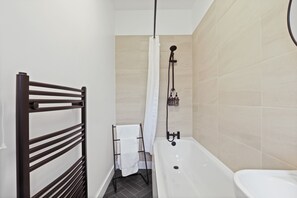 Hair dryer, towels