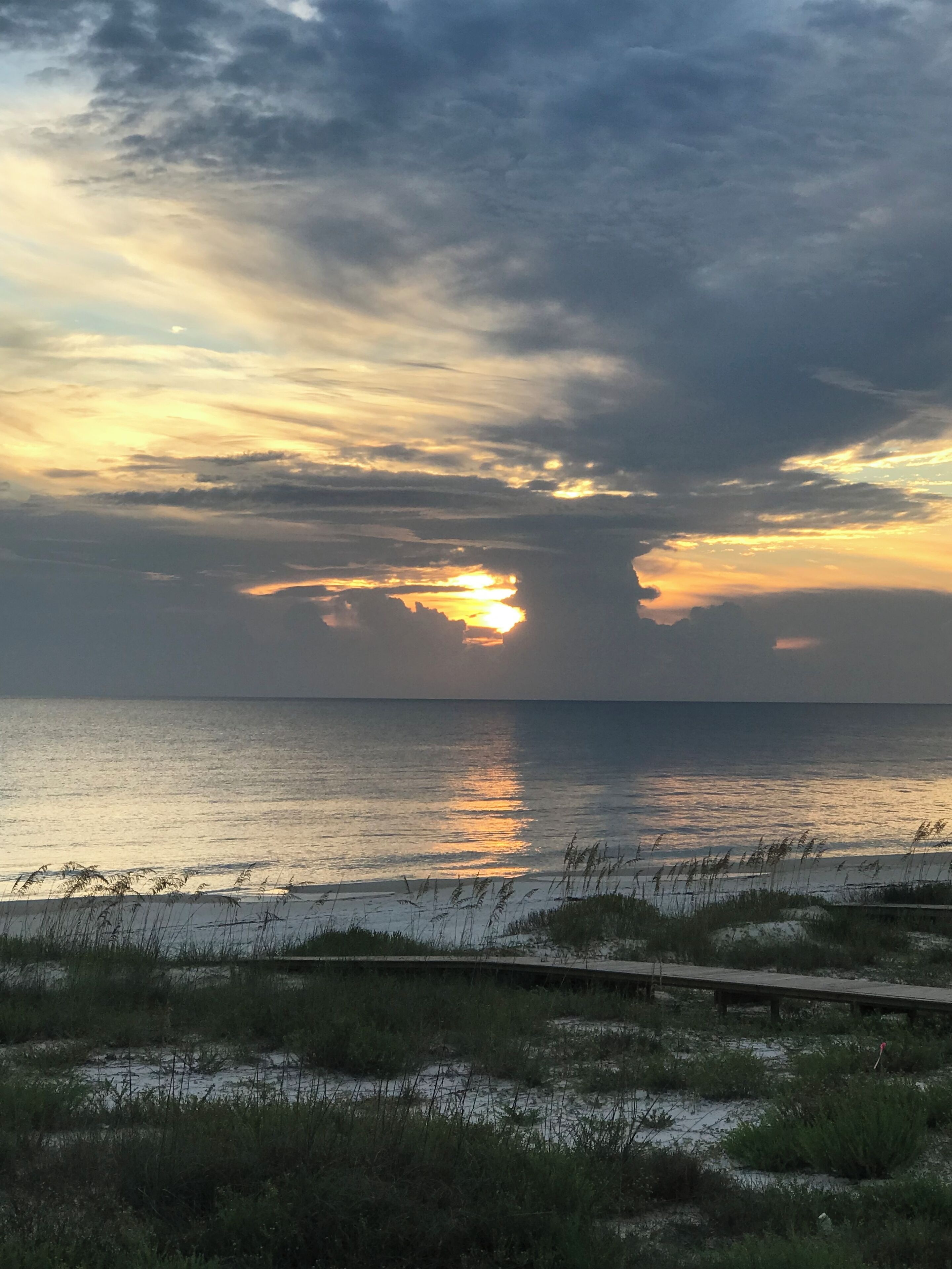 On the beach, sun loungers, beach towels