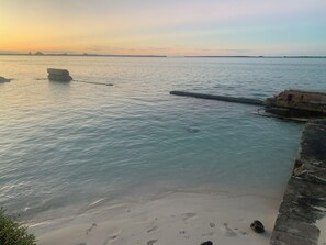 Sun-loungers, beach towels