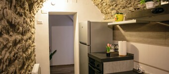 Small stone nest in the center of the medieval village of Bagnone, Lunigiana