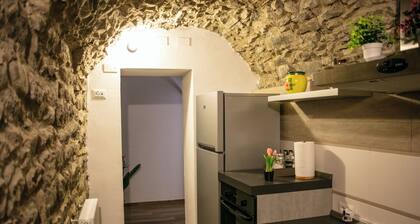 Small stone nest in the center of the medieval village of Bagnone, Lunigiana