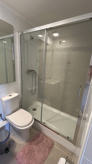 Hårtørrer, håndklæder, Sæbe, Toiletpapir