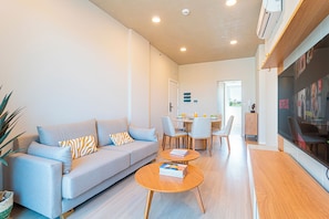 Apartment, 2 Bedrooms | Living area - Sky Stays at Life Mariscal (Asunción)