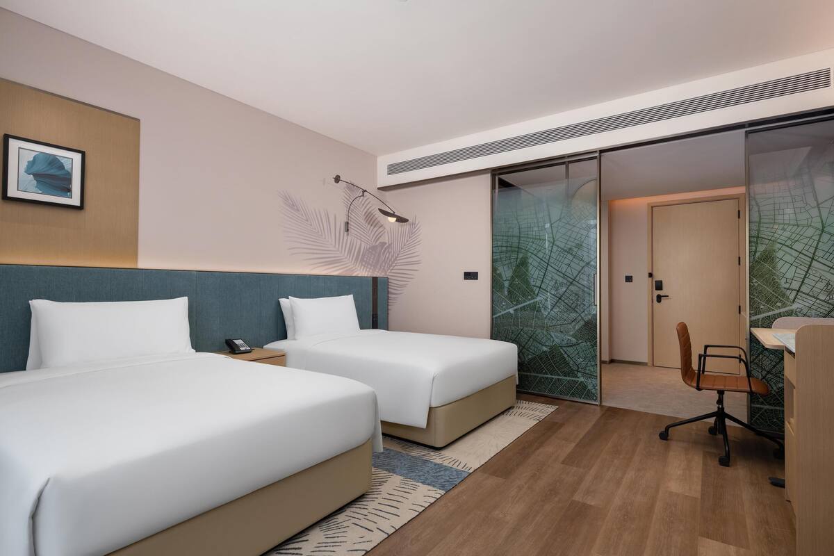 Habitación Deluxe, 2 camas individuales | Wifi gratis