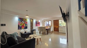 Apartament Comfort, vistes a la muntanya | Sala d'estar