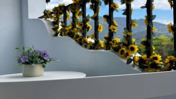 舒適四人房, 山景 | 露台/庭院