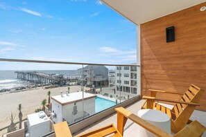 Pool - Oceanside Oasis by Carolina Getaway - Oceanfront Condo POOL & HOT TUB OPEN (Carolina Beach)