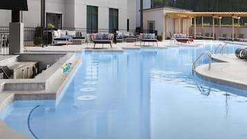 Indoor pool, outdoor pool
