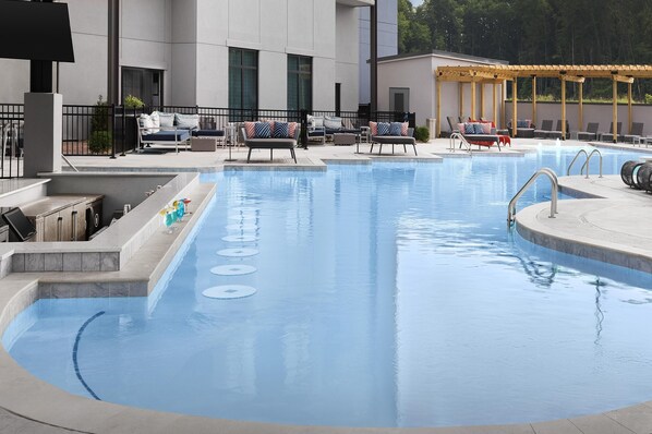 Indoor pool, outdoor pool