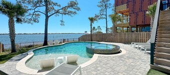 ULTIMATE LUXURY ON THE WATER! HEATED POOL AND HOT TUB!