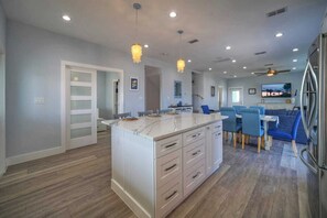 House (Multiple Bedrooms) | Interior - Sleeps 22! 2 Homes Priv Pool, Putting Green, Bar, Deck, Prime Port A Location (Port Aransas)