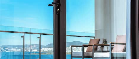 Superior Twin Room, Ocean View | Desk, blackout drapes, iron/ironing board, free WiFi