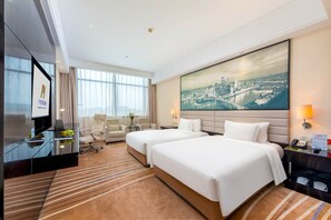 In-room safe, desk, blackout curtains, iron/ironing board