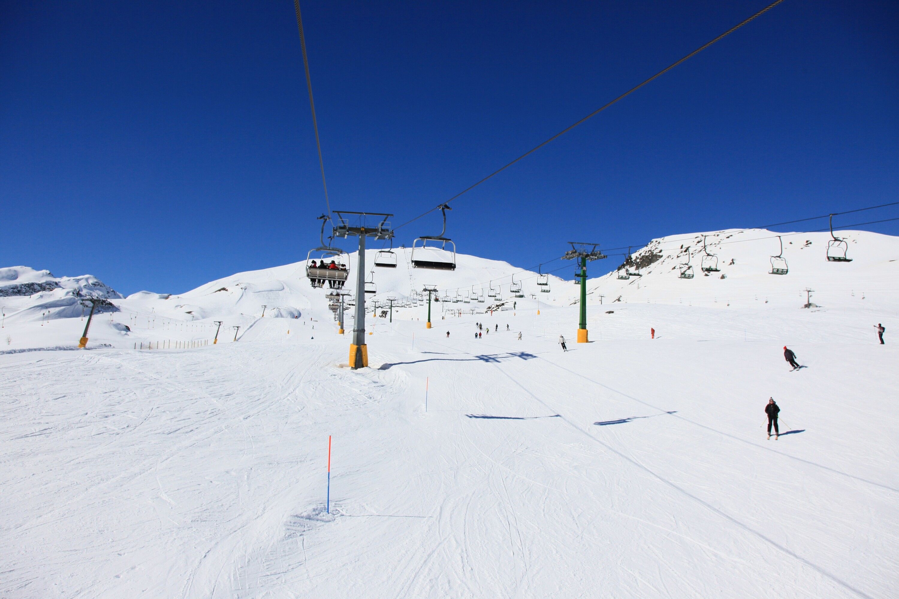 Pistes de ski à proximité du Mont Blanc