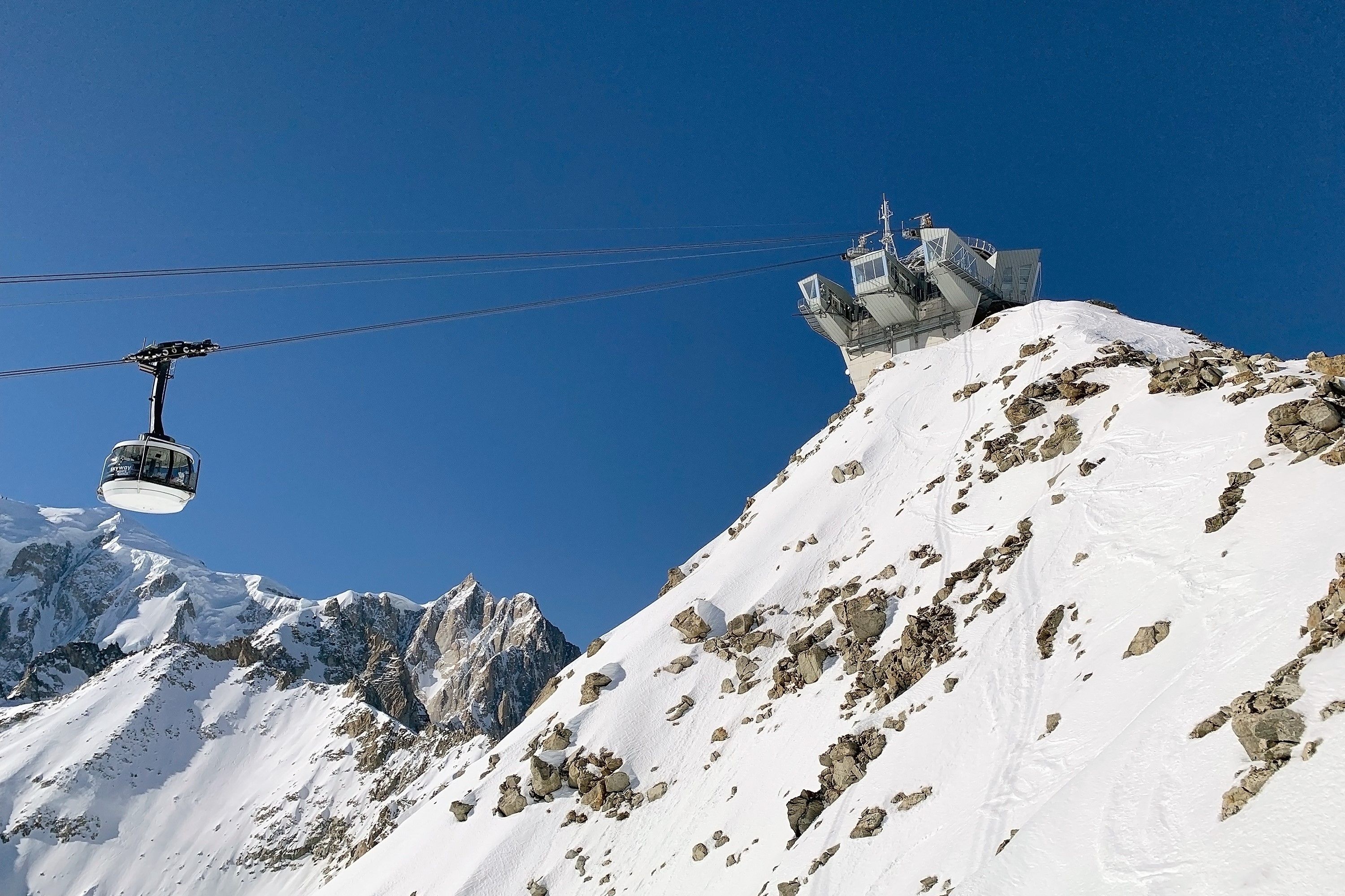 The touristic cable car of the famous Skyway