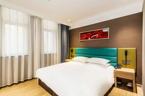Basic Double Room | Desk, laptop workspace, free WiFi - Wode Hotel Tengzhouhuochezhandian (Zaozhuang)