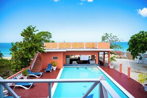 ห้องดีลักซ์ซิงเกิล, ระเบียง, วิวทะเล | ลานระเบียง/นอกชาน