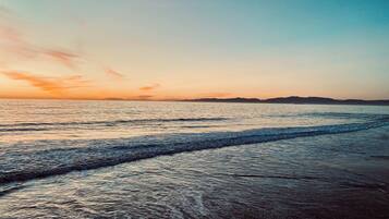Sun loungers, beach towels