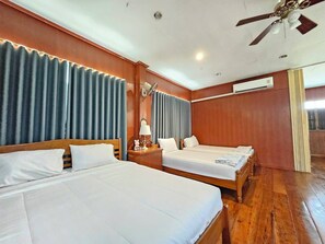 Familien-Doppelzimmer, Blick auf die Anlage