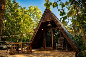 Cottage, 1 lit double, vue jardin | Terrasse/Patio