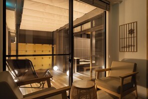 Deluxe huis, 3 slaapkamers, niet-roken, sauna | Terras