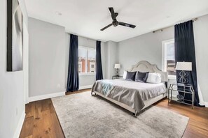 4 bedrooms, iron/ironing board, travel cot, free WiFi