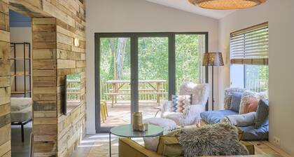 Beau chalet avec sauna dans les bois