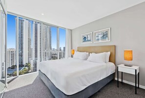 2 間睡房、熨斗/熨衫板、Wi-Fi、床單