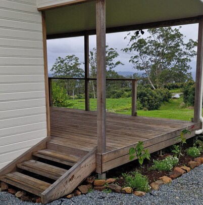 'Infinity Cottage'  - surrounded by orchards, pasture, bush and mountains