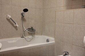 Hair dryer, towels