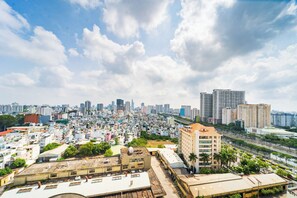 Deluxe Apartment, 3 Bedrooms, City View | View from room - Luminous - Zenity Luxury Apartment - District 1 (Ho Chi Minh City)