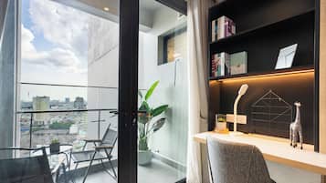 Apartament Deluxe, 3 dormitoris, vistes al llac | Terrassa o pati