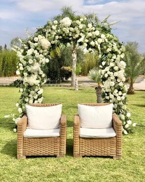 Overnattingsstedets uteområder