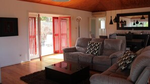House, 4 Bedrooms, Smoking, Balcony | Living room - Charming Holiday House in Bairros Portugal With Mountain Views (Castelo de Paiva)