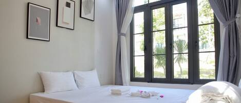 4 chambres, fer et planche Ă repasser, Wi-Fi, literie fournie