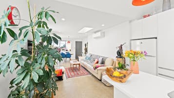 Casa de ciudad de diseñador | Área de sala de estar