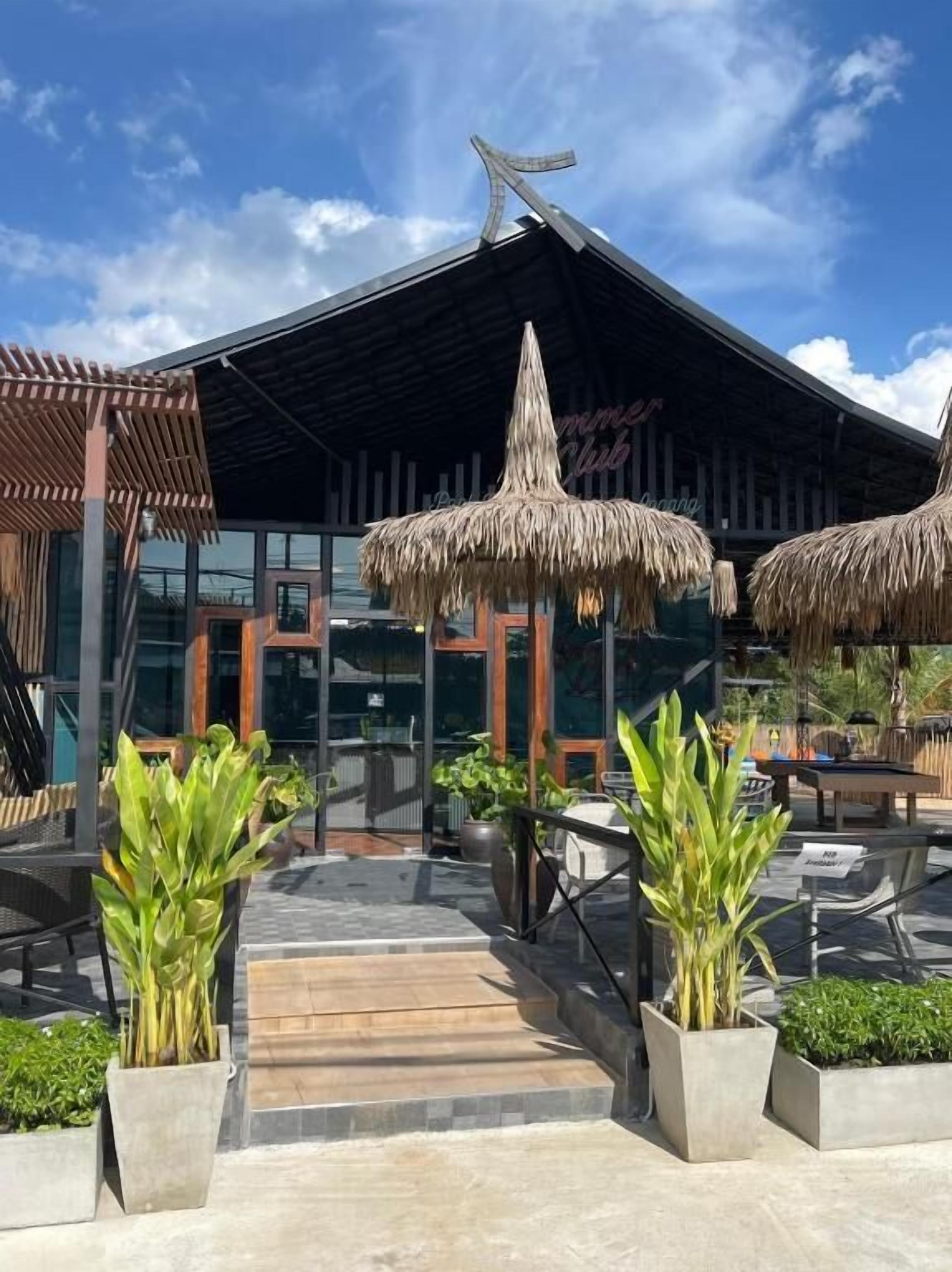 Facciata della struttura