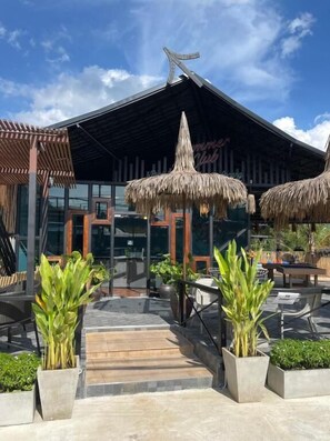 Façade de l’hébergement