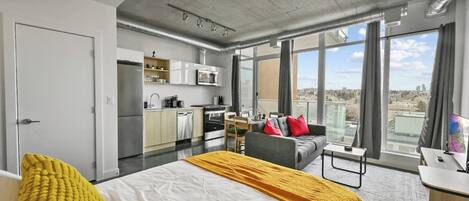 1 chambre, fer et planche Ă repasser, Wi-Fi, draps fournis