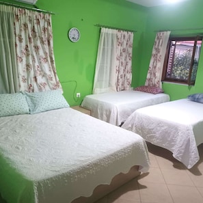 Iron/ironing board, WiFi, bed sheets