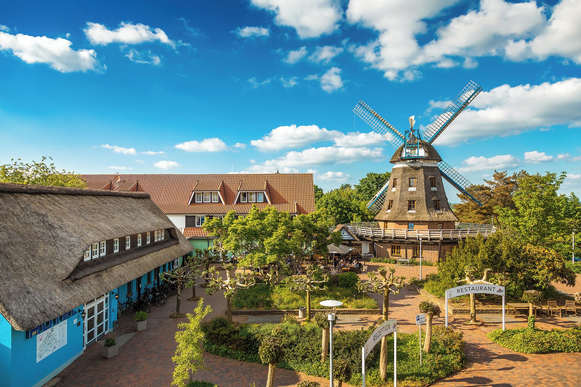 Standaard tweepersoonskamer, uitzicht op tuin | Uitzicht vanaf balkon