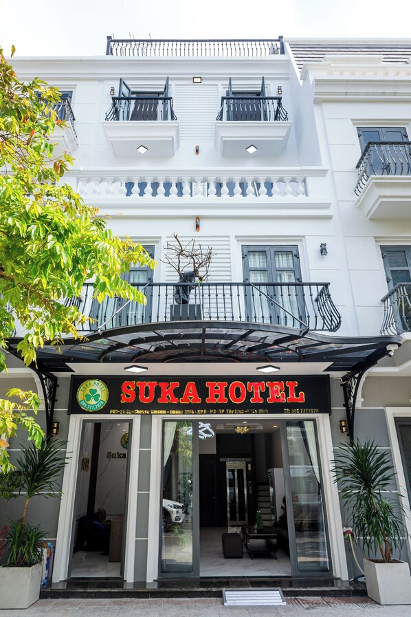 Façade de l’hébergement