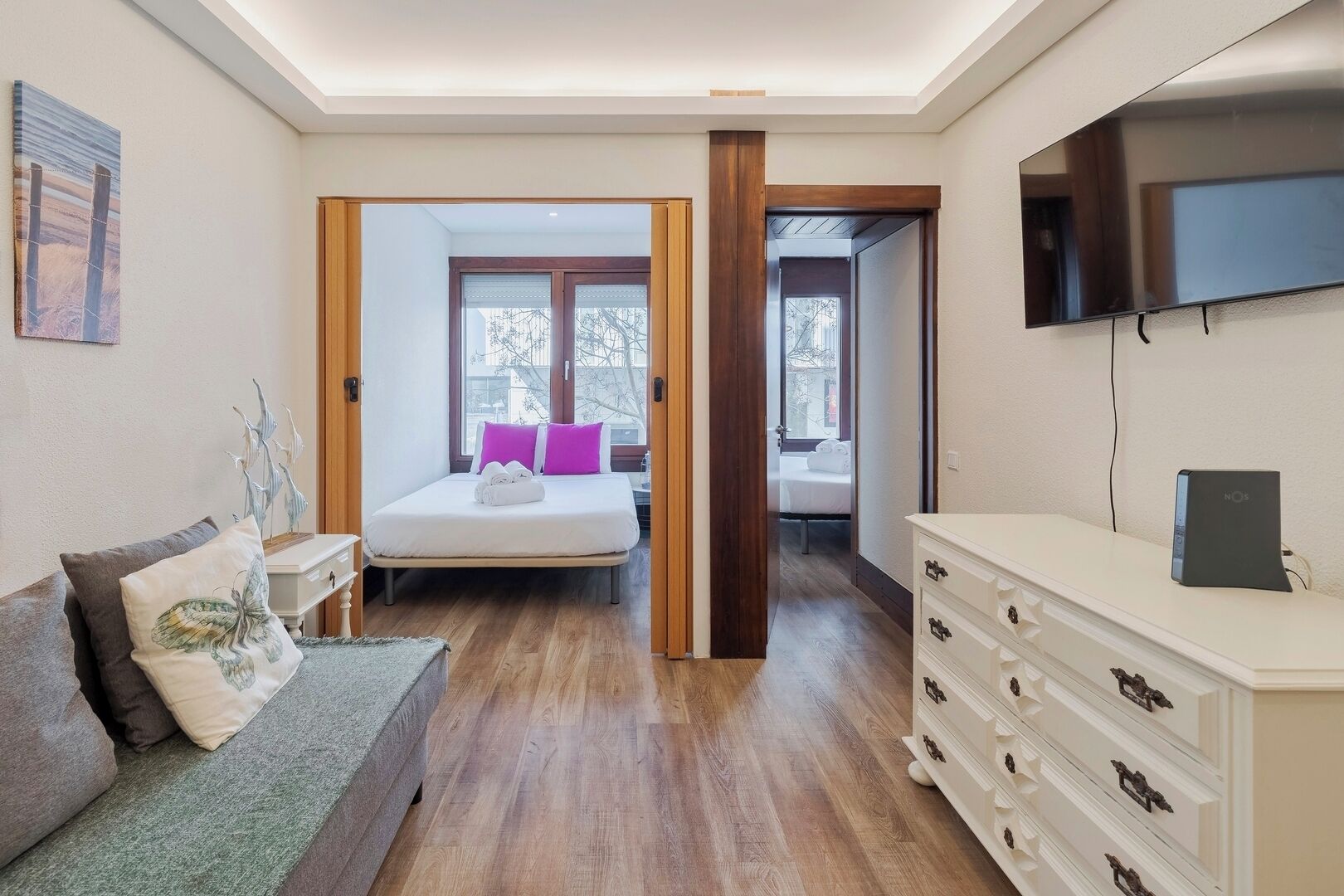 2 chambres, lit parapluie, Wi-Fi