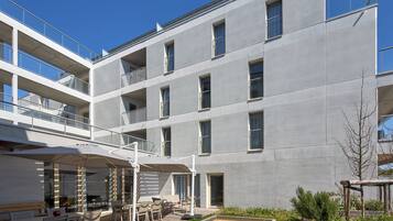 Voorkant van accommodatie