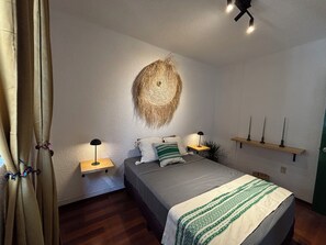 1 bedroom, blackout curtains, iron/ironing board, free WiFi - Departamento con terraza (Oaxaca)