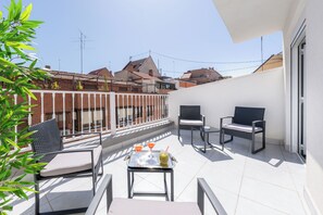 Appartement, 1 chambre, en mezzanine (ApartmentTerrace) | Terrasse/Patio