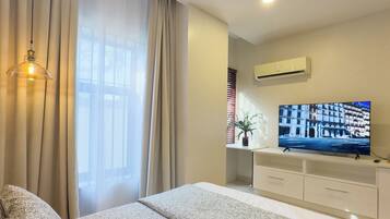 1 chambre, fer et planche Ă repasser, Wi-Fi, draps fournis