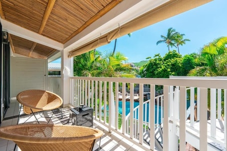 Premium Room, Balcony, Pool View | Balcony view