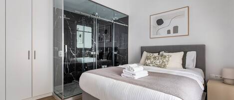 Appartement, 2 slaapkamers, keuken, uitzicht op stad | 2 slaapkamers, luxe beddengoed, individueel gedecoreerd