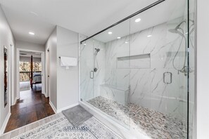 Shower, hair dryer